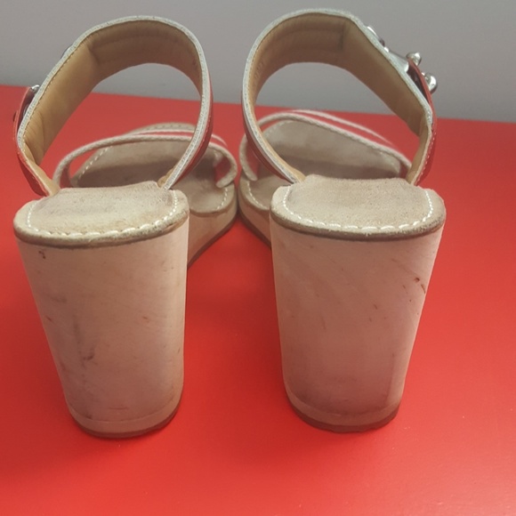 Coach Camilla Wedges, red and white - Picture 4 of 4